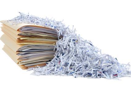 Shred your sensitive documents!