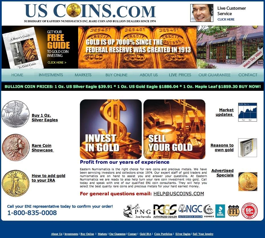 go to www.uscoins.com/buysell for pricing