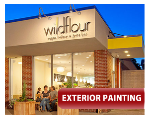 Exterior Painting, Wildflour Vegan Bakery Juice Bar and Cafe