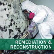 When mold is found in your home by one of our licensed mold inspectors, mold remediation can be done to eradicate the problem fast.