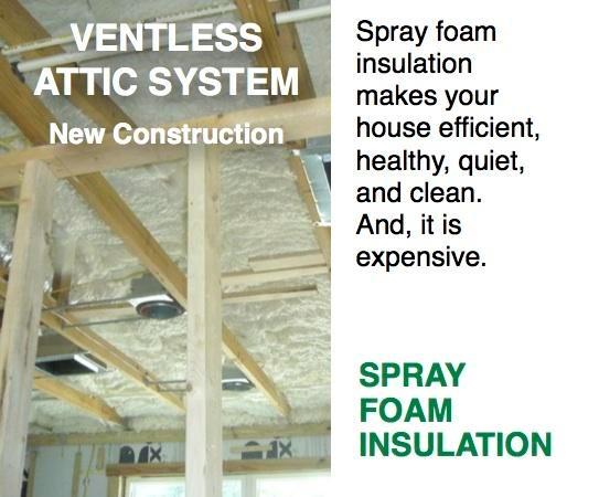 Spray foam insulation makes your new house better.