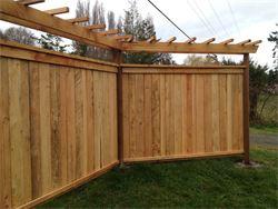 Cedar fence by Island Fence