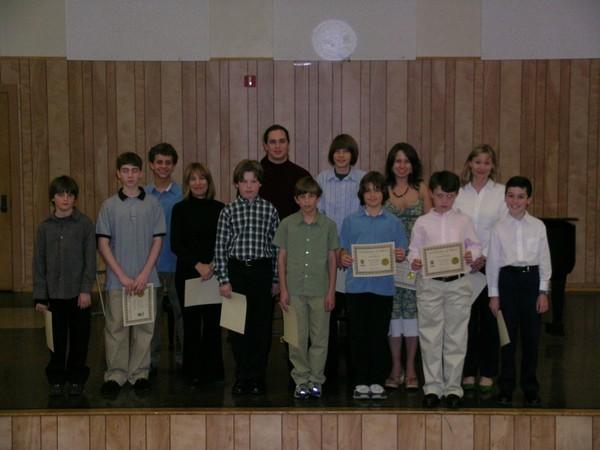 Student Piano Concert