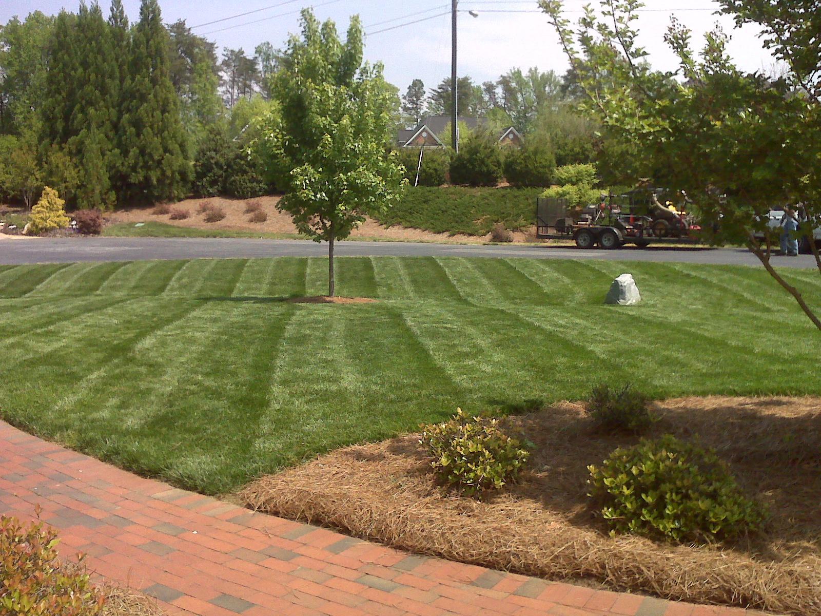 Another beautiful lawn serviced by BNC Lawn Care