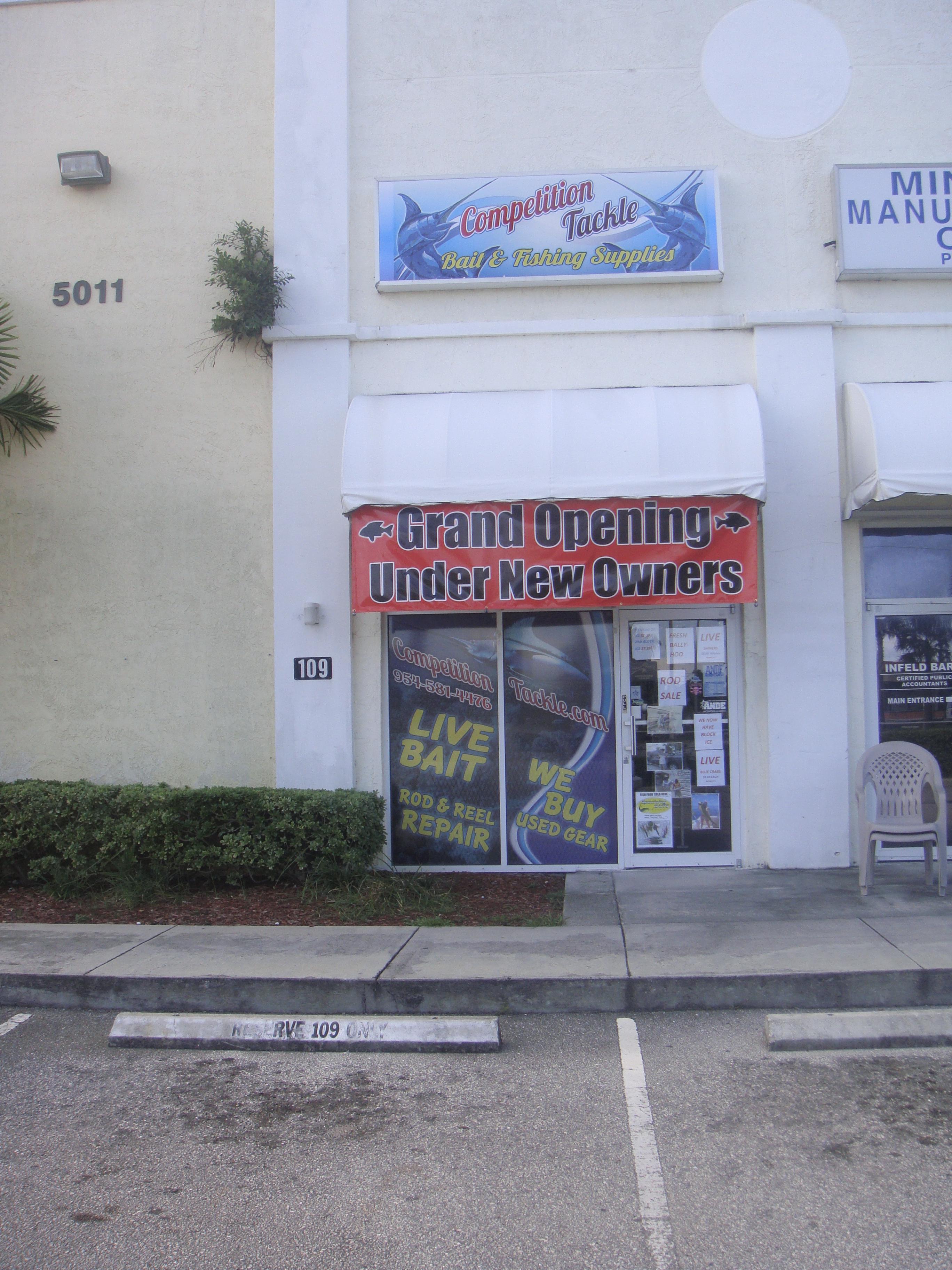 Competition Tackle Store Front