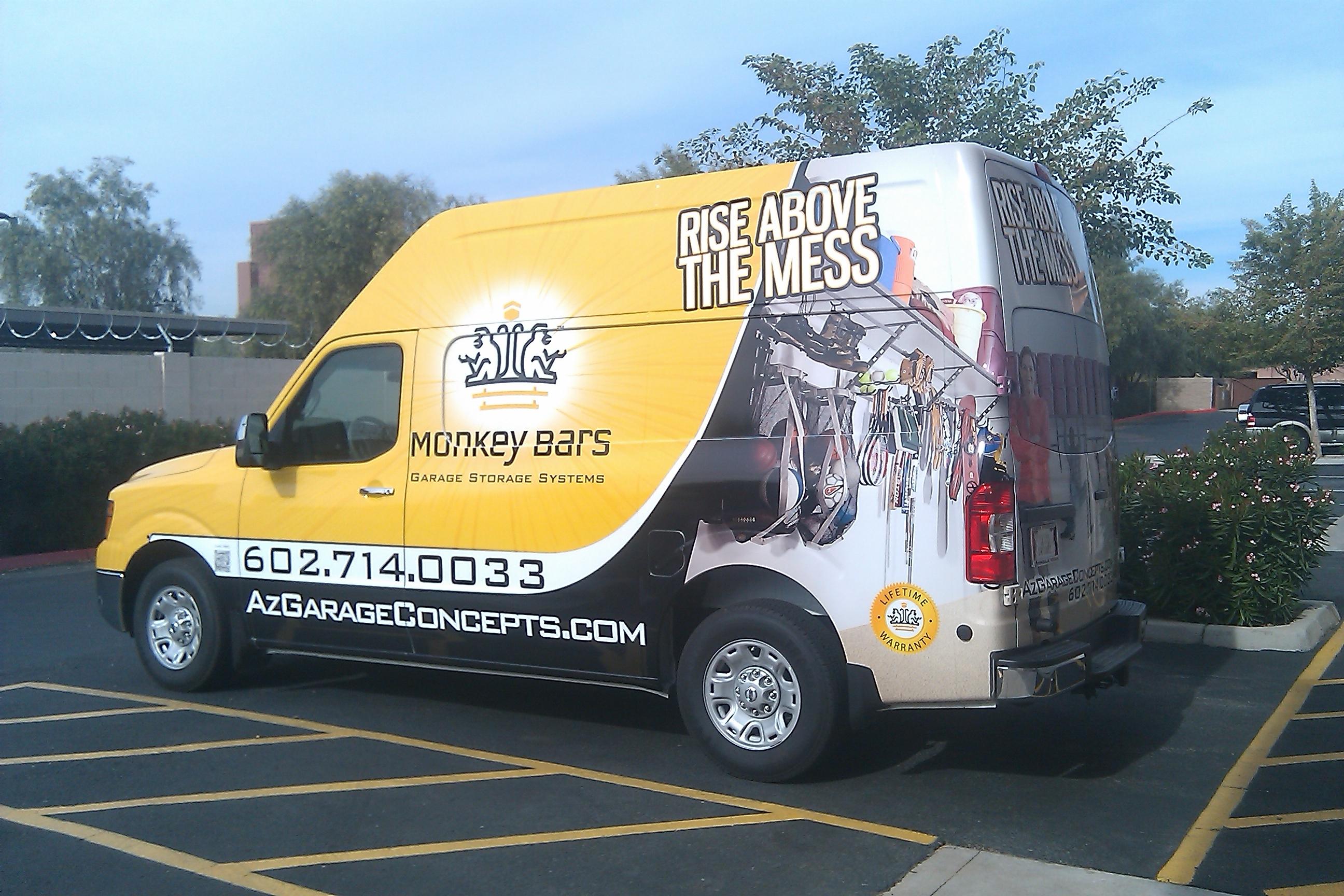 Monkey Bars Service Van