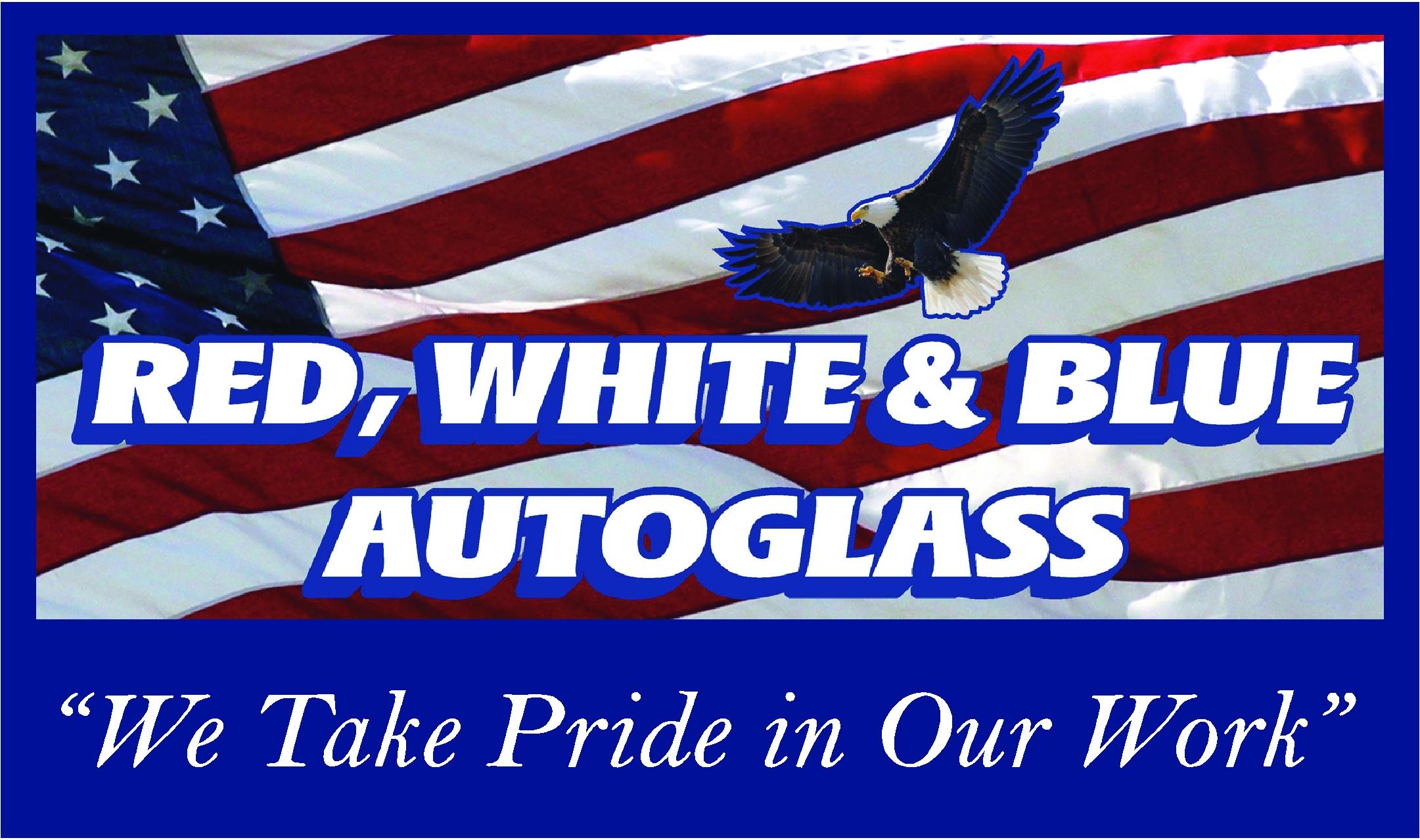 Red, White & Blue Auto Glass