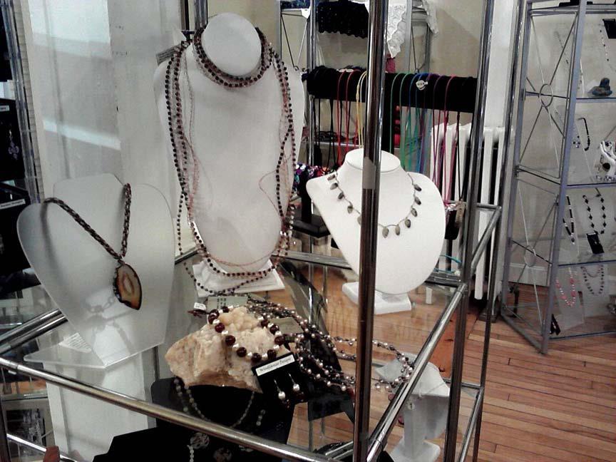 A sample of jewelry available at teh shop