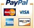 Visa, Mastercard, Discover, AmEx accepted