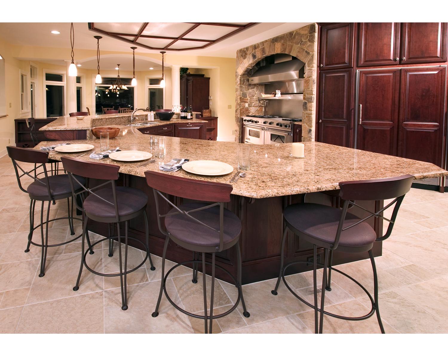 Large Custom Kitchen Countertops