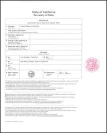 California Apostille Service