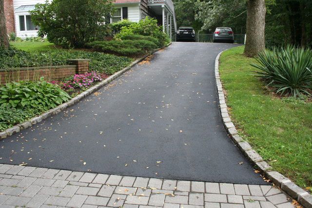 Mignone Masonry Driveway Installation