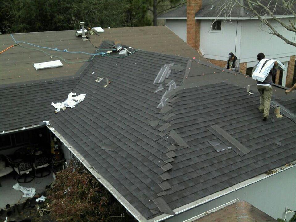 New roof construction