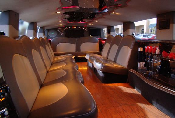 Inside the H2 Hummer Limo