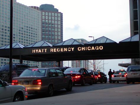 Hyatt Regency Chicago Entrance