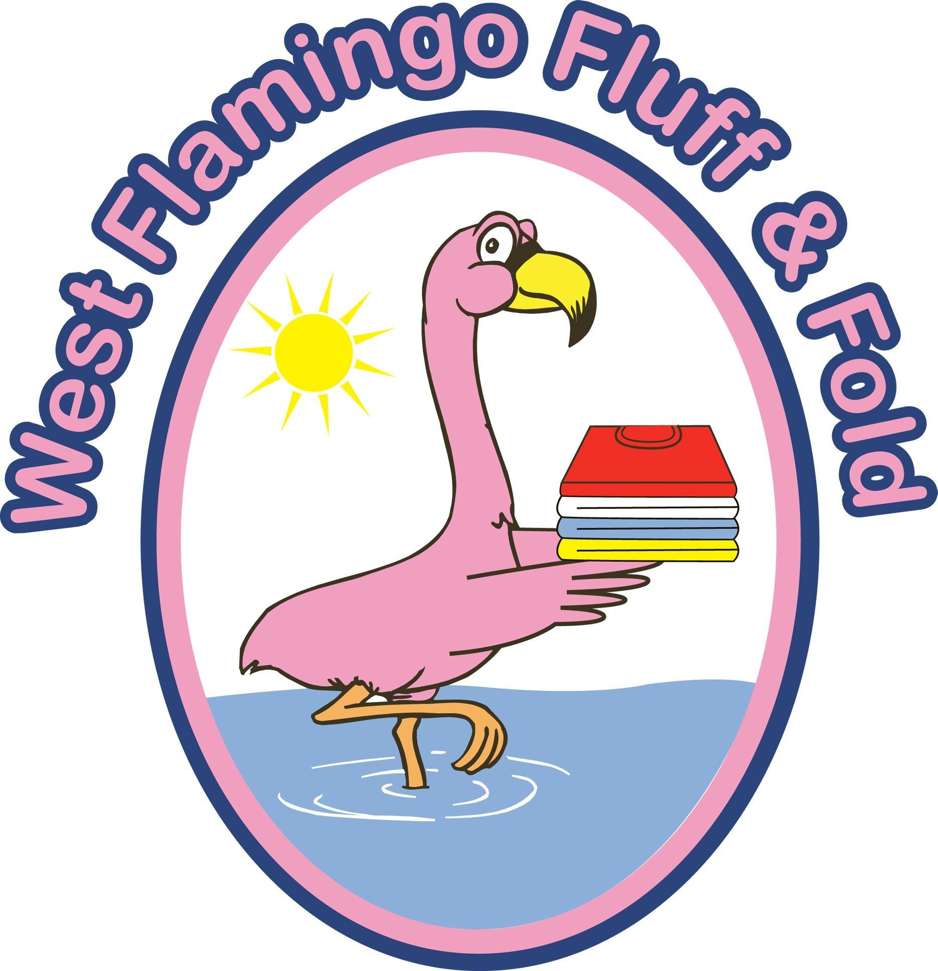 A West Flamingo Fluff & Fold