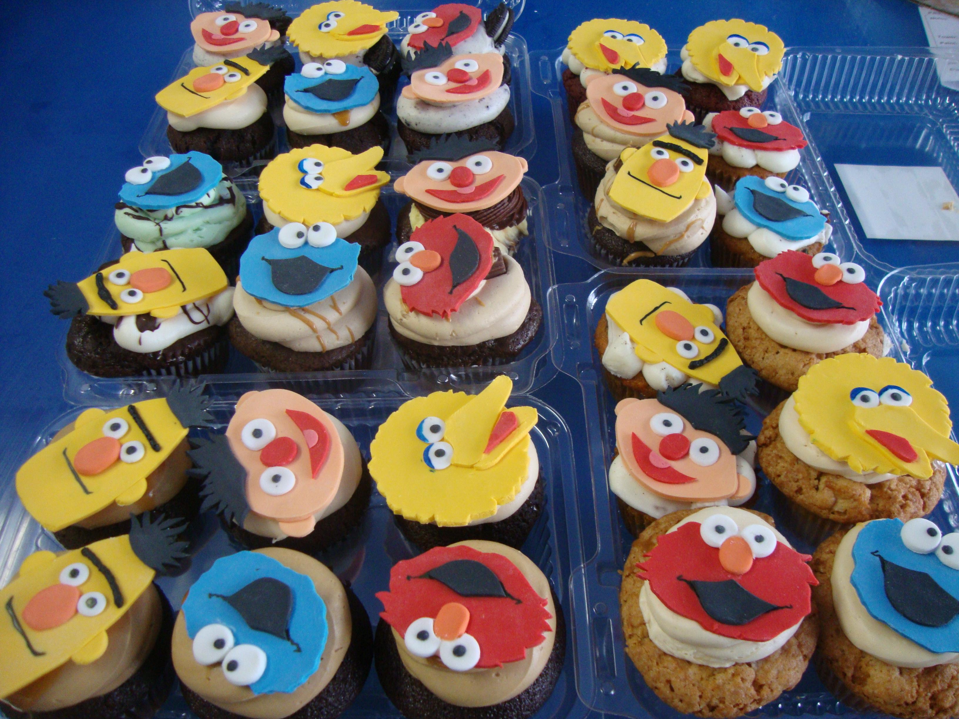 Sesame Street cupcakes