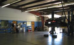 Clean Auto Repair Bays