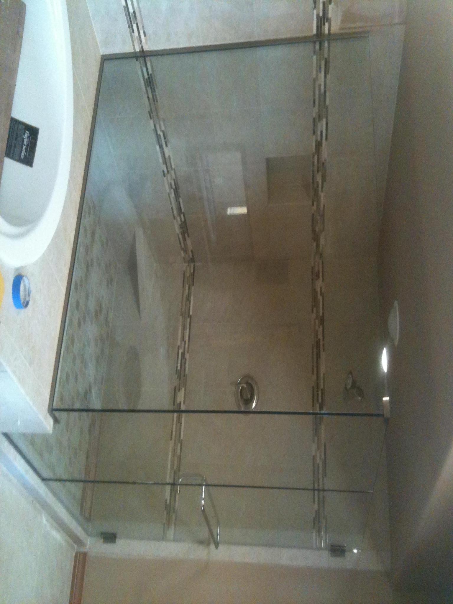 3/8" Heavy Glass Shower Door