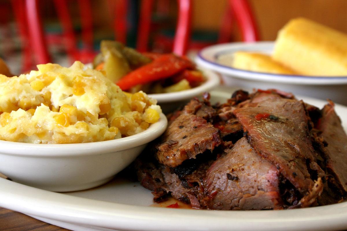 brisket and corn pudding