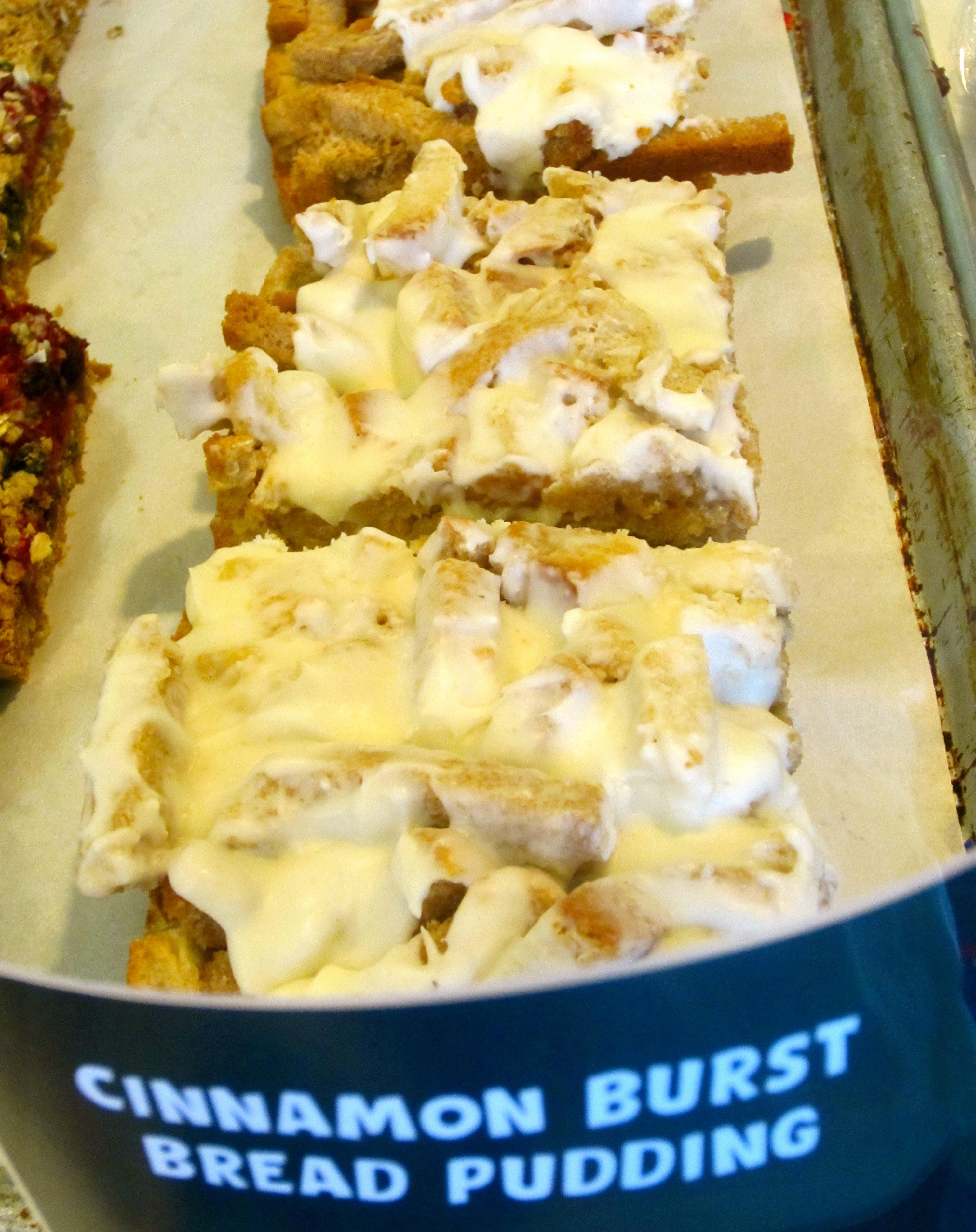 The ever-popular Cinnamon Burst Bread Pudding made from our amazing Cinnamon Burst bread!