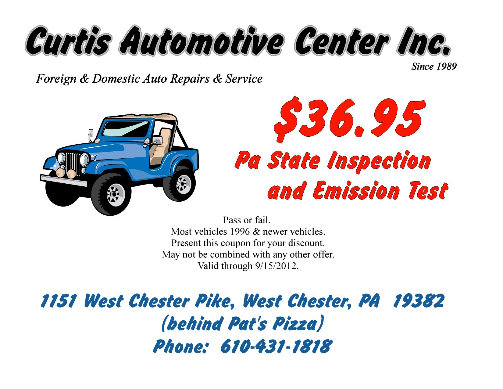 Curtis Automotive Center Inc.