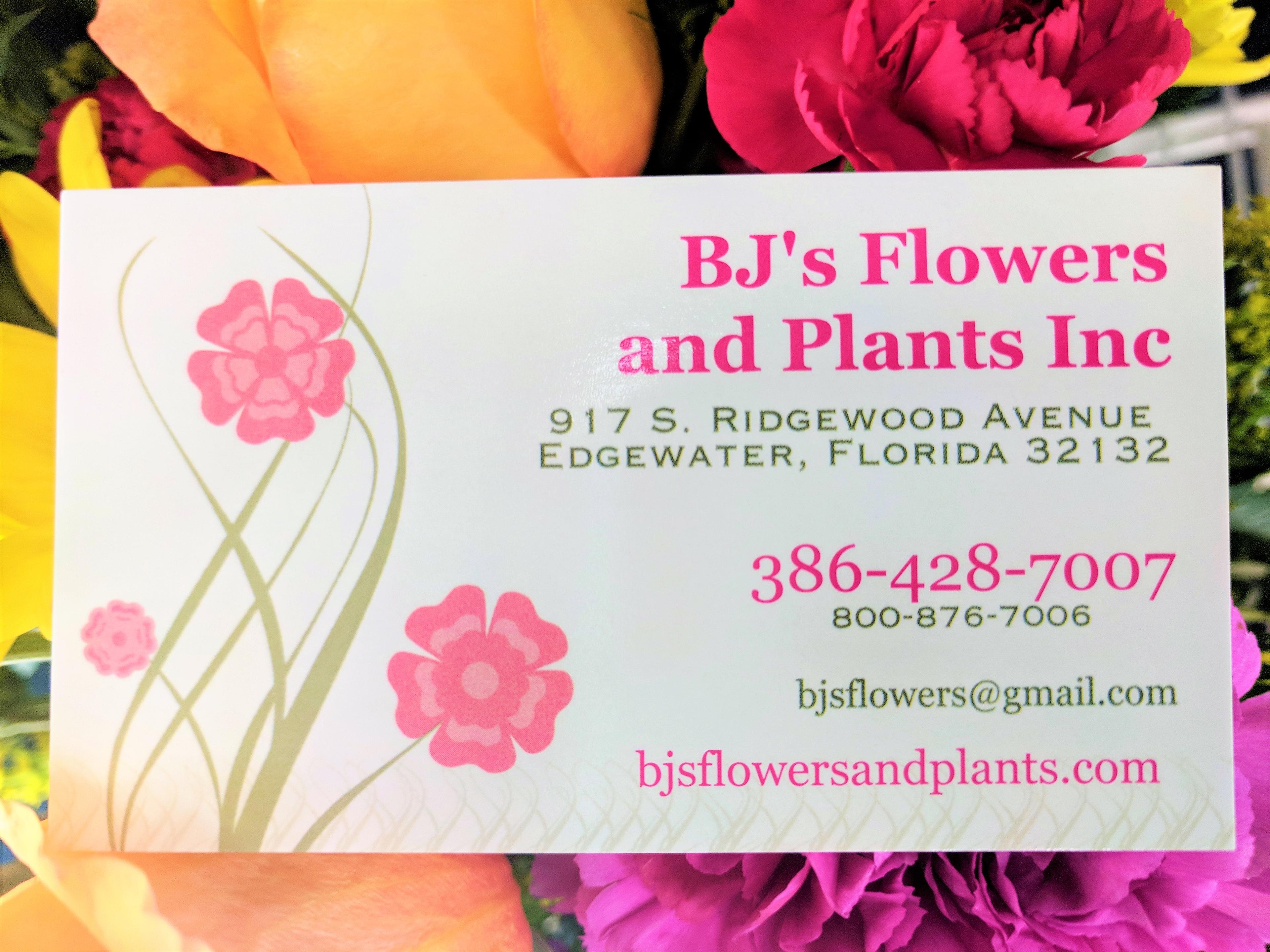 Bj's Flowers & Plants, Inc.