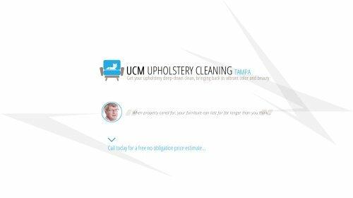 Ucm Upholstery Cleaning