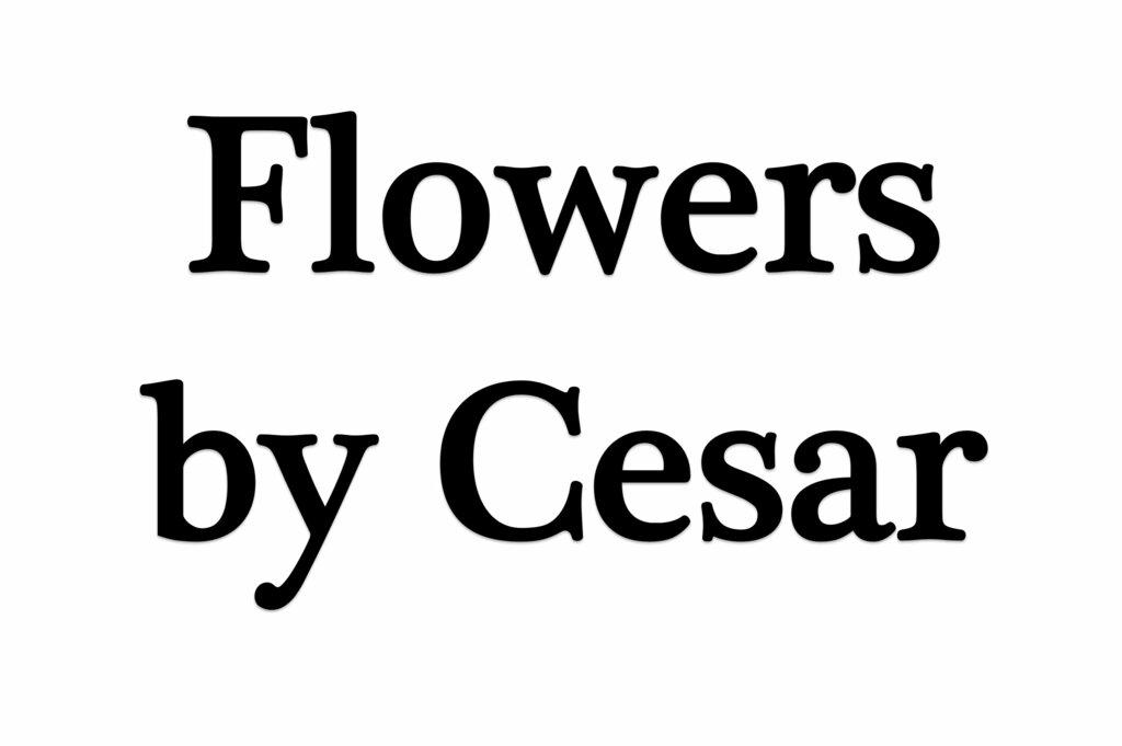 Flowers by Cesar