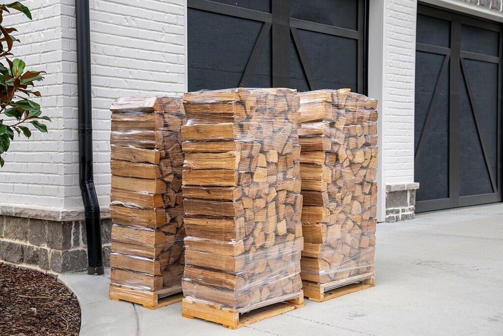 Stacked Firewood Delivery