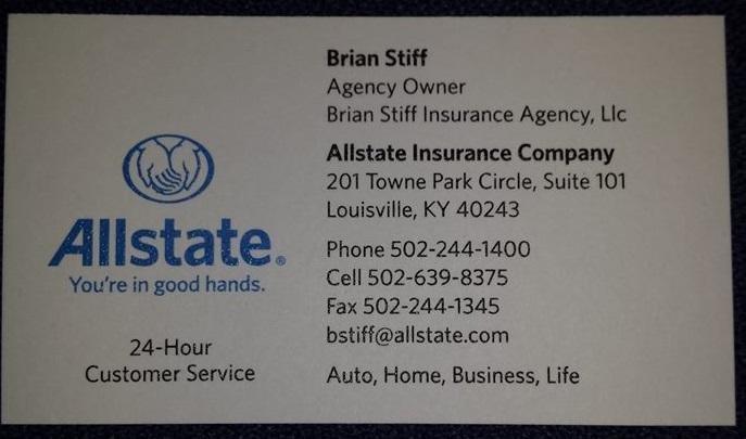 Brian Stiff: Allstate Insurance