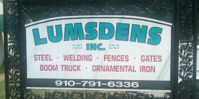 Lumsden Welding Co Inc