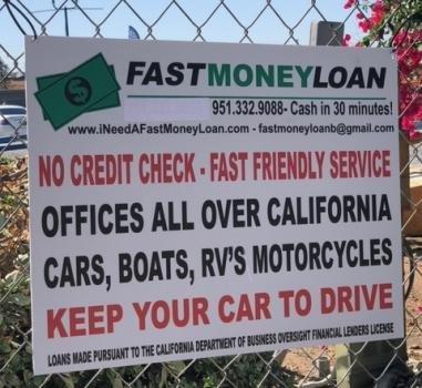 Fast Money Car Title Loans