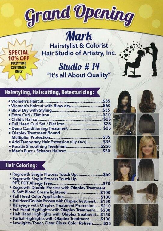 Hair Studio of Artistry, Inc