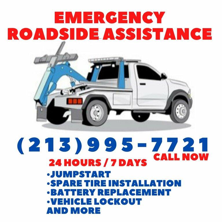 24 7 Roadside Assistance and Jump Start