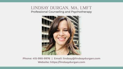 Lindsay Durgan, Ma, LMFT-Counseling and Psychotherapy