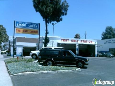 Smog Check Test Only Center of Santa Ana