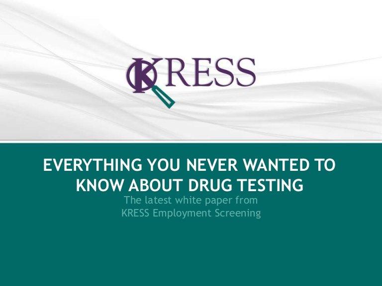 KRESS Employment Screening