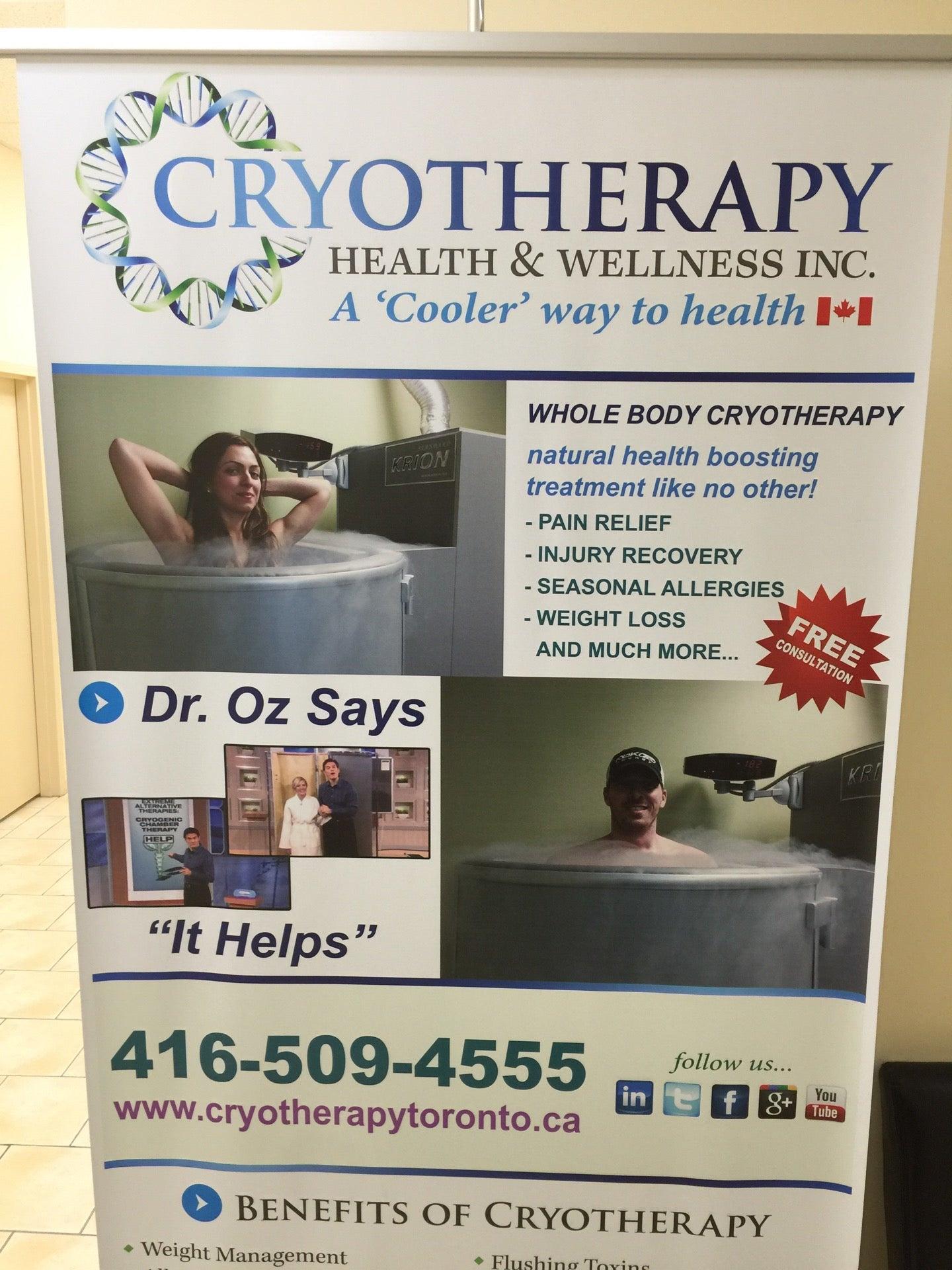 Cryotherapy Health and Wellness Inc. O/A Cryotherapy Toronto