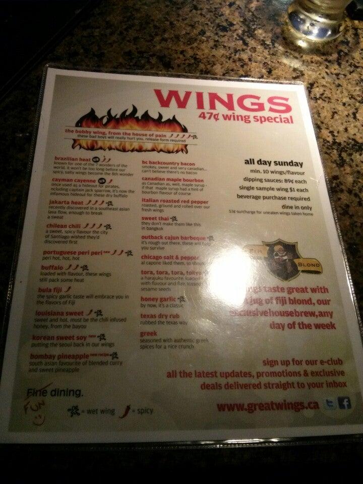 Wings Tap & Grill