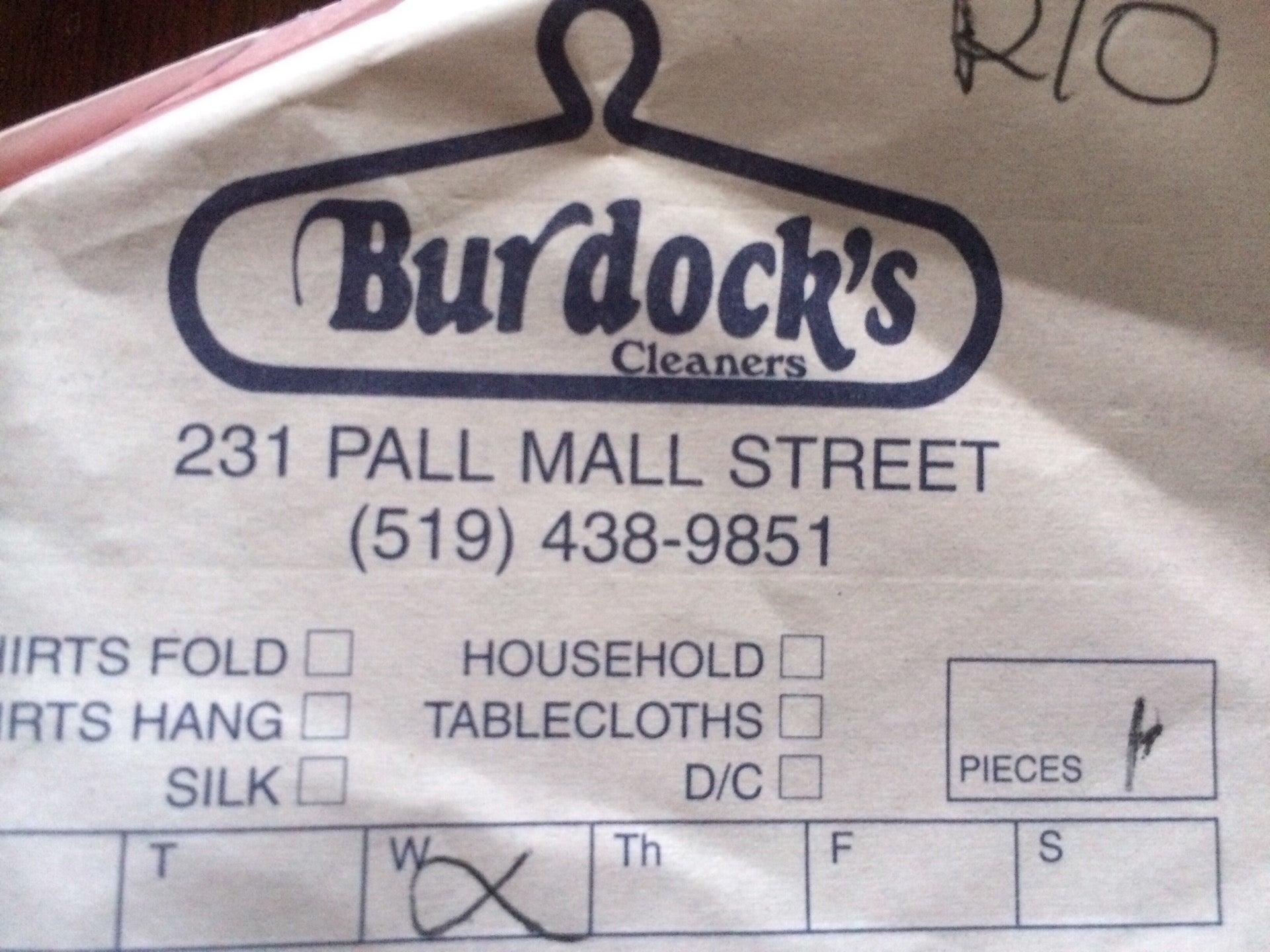 Burdocks Dry Cleaners