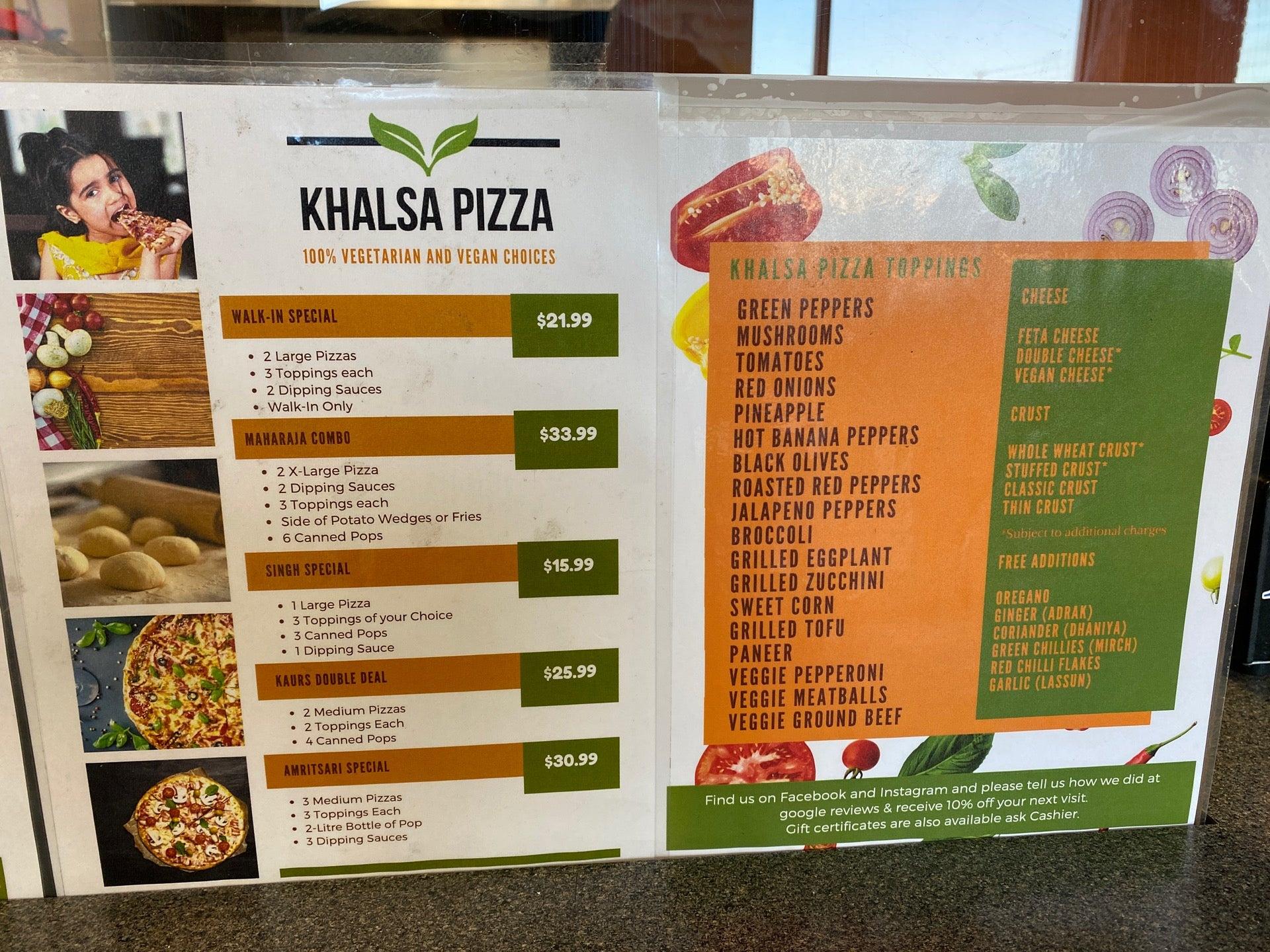 Khalsa Pizza & Catering