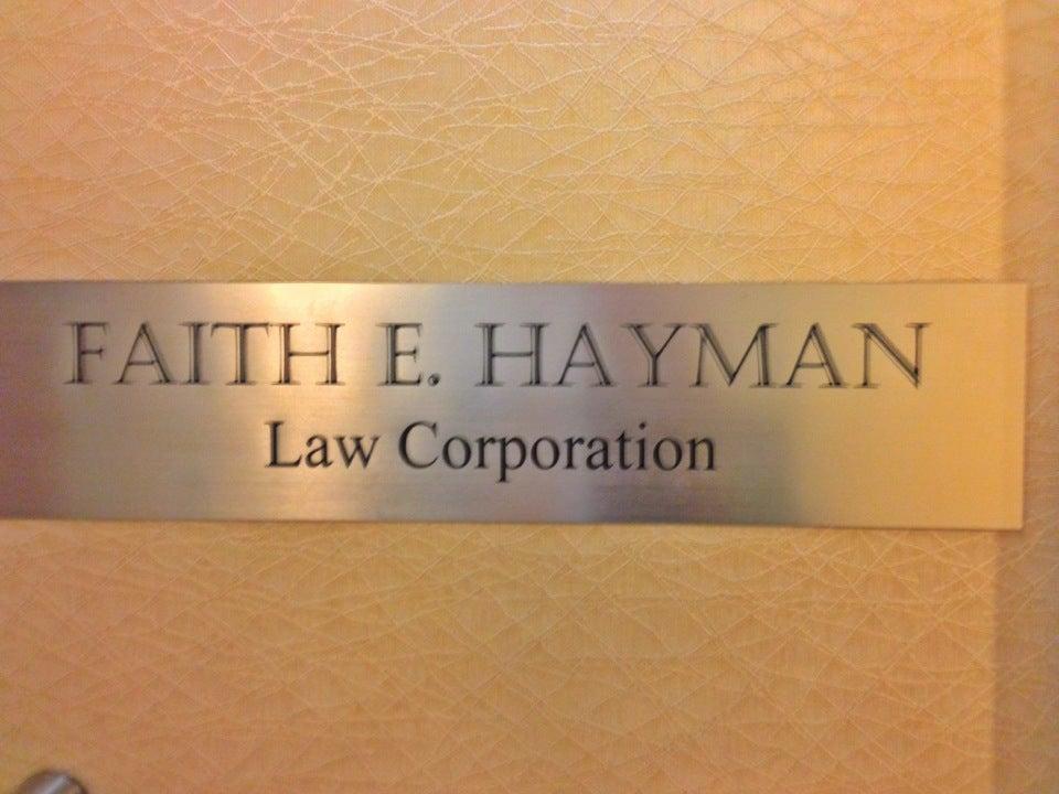 Faith E Hayman Law Corp