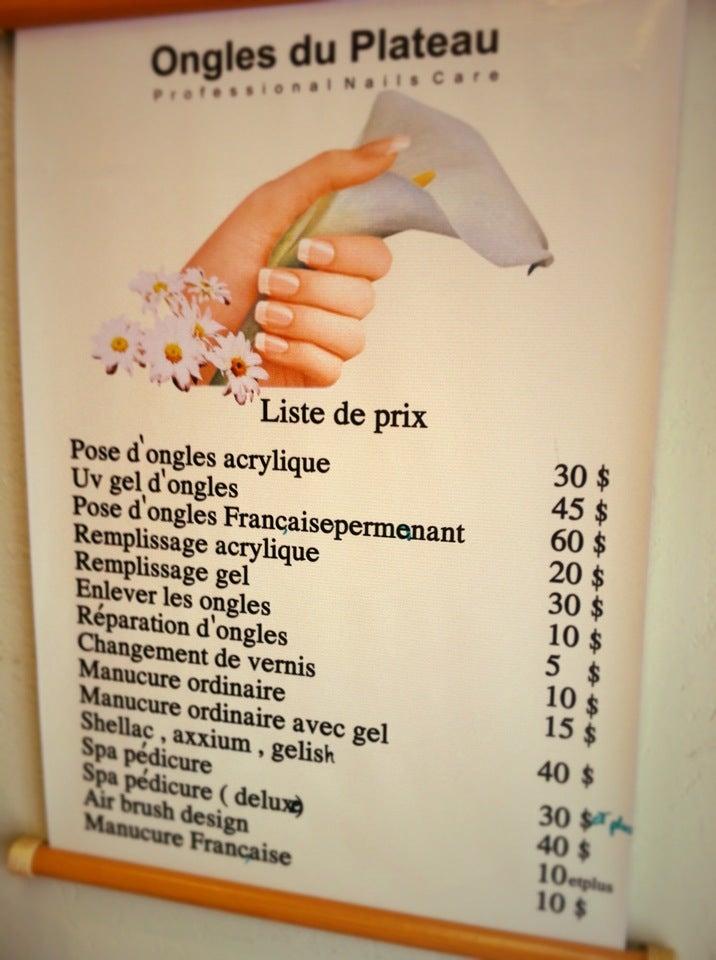 Ongles du Plateau