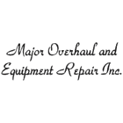 Major Overhaul & Equipment Repair