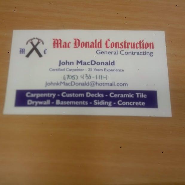 MacDonald Construction