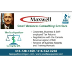 Maxwell Small Business Consulting Services