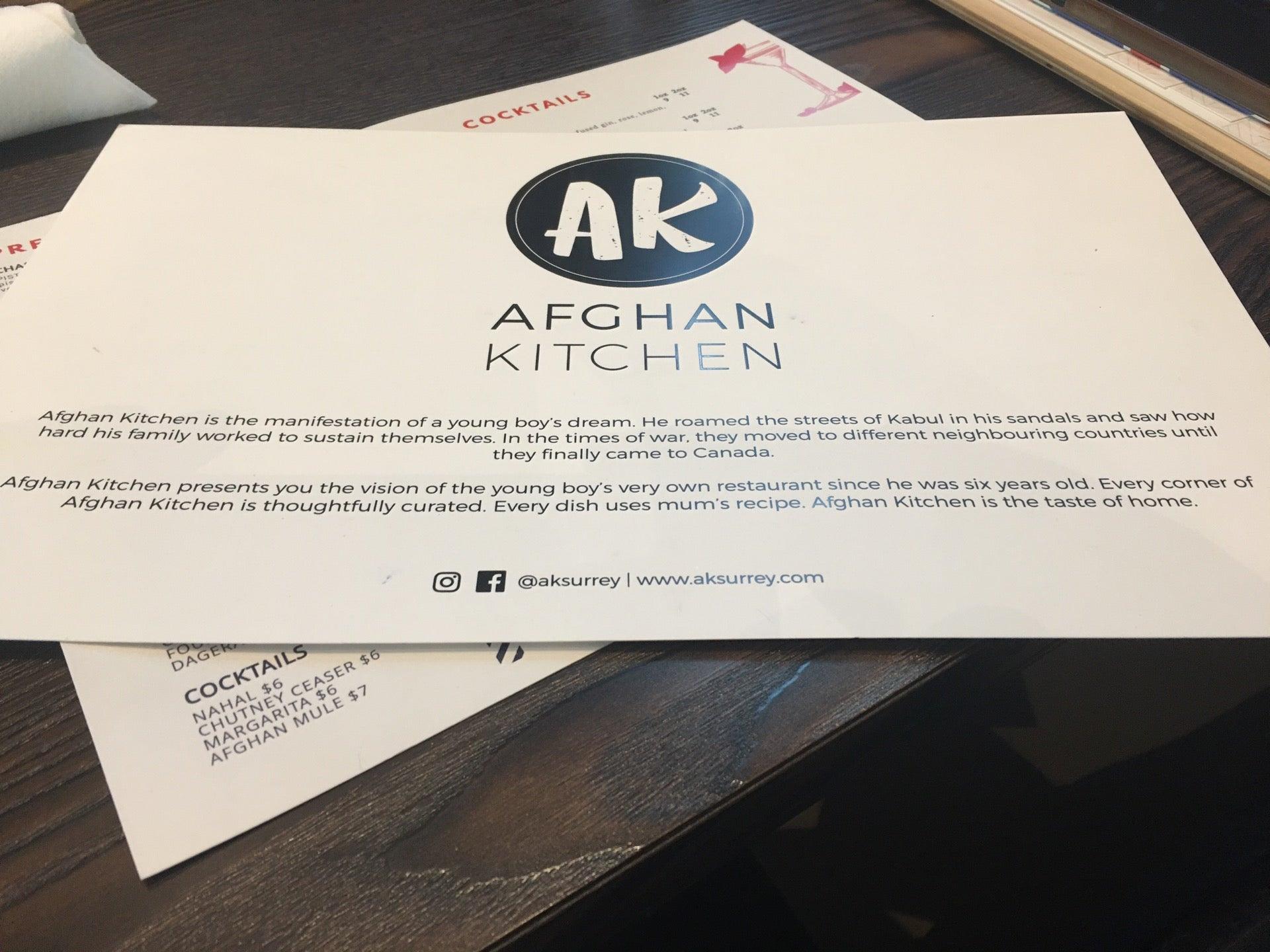 Afghan Kitchen South Surrey