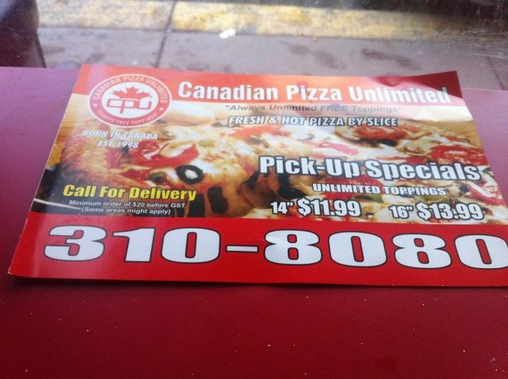 Canadian Pizza Unlimited