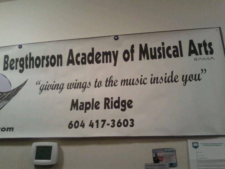 Bergthorson Academy-Music